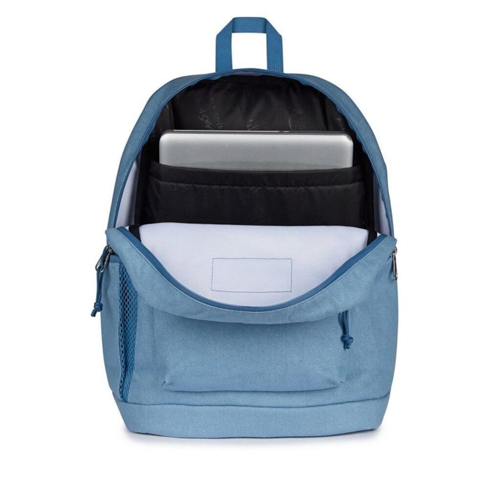 JanSport - Cross Town Plus Remix 17" Backpack - Ligh Light Blue - Picture 4 of 5